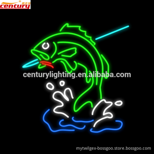wholesale china factory price fish wall neon sign